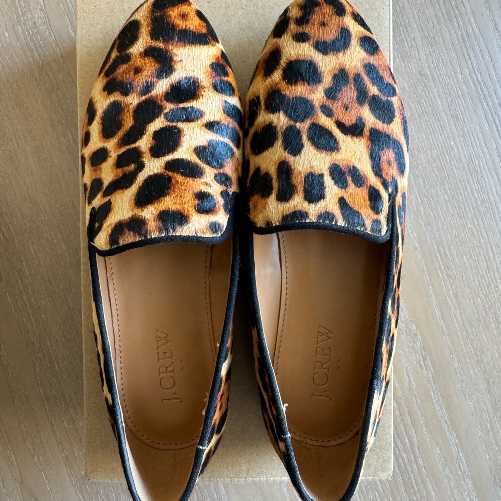 J. Crew Brown and Black Loafers Flats